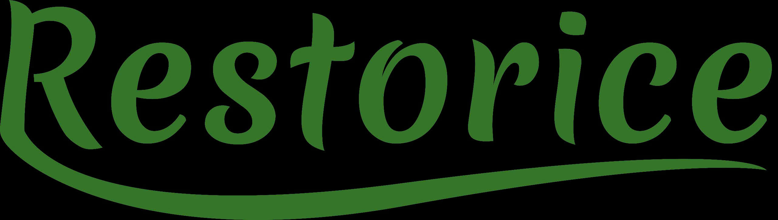 restorice logo black